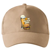 Pivo a burger vím co je dobrý