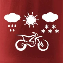 Motorkář za každého počasí - enduro