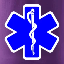 Rescue - Hvězda na prsu +  nápis na zádech