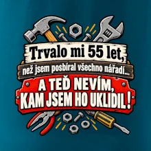 Trvalo mi  55 let, než jsem posbíral všechno nářadí