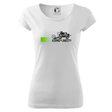 Kombajnista zelená a žlutá