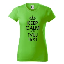 Keep calm - váš text