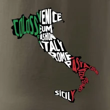 Mapy - názvy měst - Italie