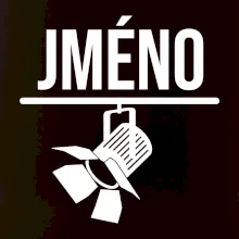 Jméno a nápis na zádech - stage crew