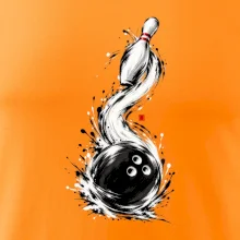 Bowling japonská štětcová malba