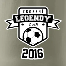 Zrození fotbalové legendy - tvůj den a rok narození