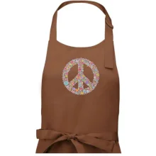 Peace symbol lístečky