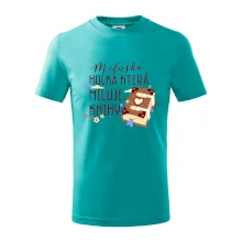 Kniha - Holka, která miluje knihy -  Vaše jméno