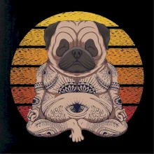 Yoga meditace - pug