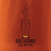 Deko zastávka čas na pivo sklenice s potápěčskými bublinami