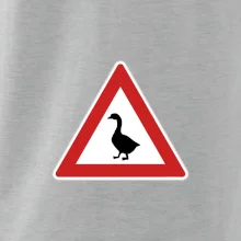 Dopravní značka - Pozor husa Dopravní značka - Pozor husa