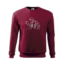 Fitness muž jedním tahem