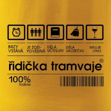 Čárový kód Řidič tramvaje