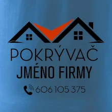 Tričko pro pokrývače - Dvě střechy