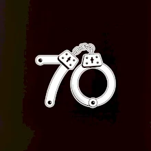 Narozeninové tričko pro policajta - pouta 70