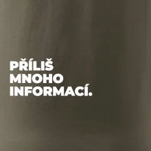 PŘÍLIŠ MNOHO INFORMACÍ.