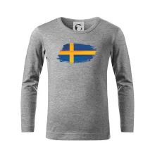 Švédská vlajka kreslená