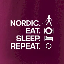 Nordic walking eat sleep