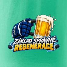 Hokejová regenerace s pivem