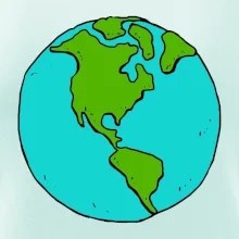 Planeta na prsu - Amerika