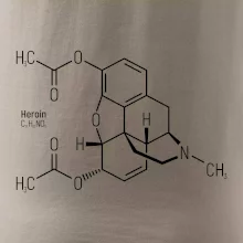Molekulární struktura Heroin