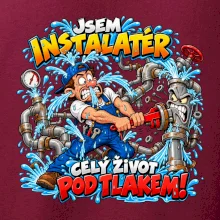 Instalatér celý život pod tlakem komiks