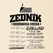 Hodinová mzda zedník
