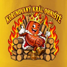 Korunovaný král ohniště