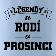 Legendy se rodí v prosinci