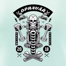 Lebka motorkář opravář