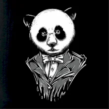 Panda gentleman