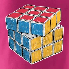 Rubikova kostka kreslená