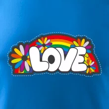 Love s duhou v pozadí