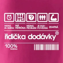 Čárový kód - řidička dodávky