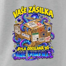 Vaše zásilka byla odeslána do jiné dimenze