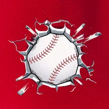 Baseball míč v triku