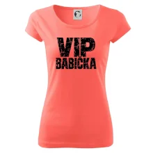VIP babička černá grunge typografie