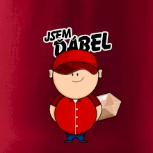 Jsem ďábel doručovatel červený Jsem ďábel doručovatel červený