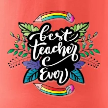 Barevné tužky best teacher ever