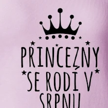 Princezny se rodí v srpnu