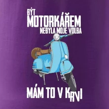Být motorkářem nebyla moje volba skútr