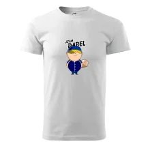 Jsem ďábel doručovatel modro žlutý