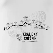 Profil kopců - Kralický Sněžník