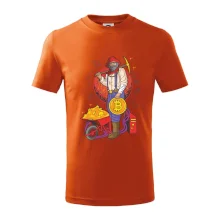 Horník těží bitcoiny