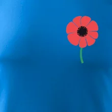 Vlčí mák ikonka na prsu