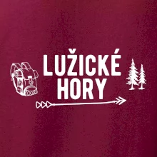 Lužické hory nápis