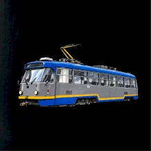 T3R SLF modrošedá kresba fixem