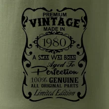 Vintage Etiketa - 1980