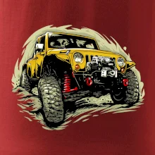 Žlutý offroad s navijákem