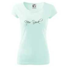 New York nápis psacím